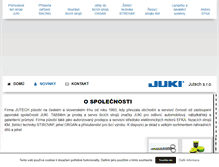 Tablet Screenshot of juki.cz